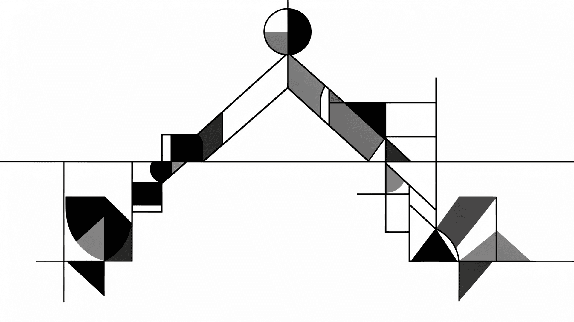Claude API 대신 Claude Code를 선택한 이유 — bauhaus 스타일 키 비주얼
