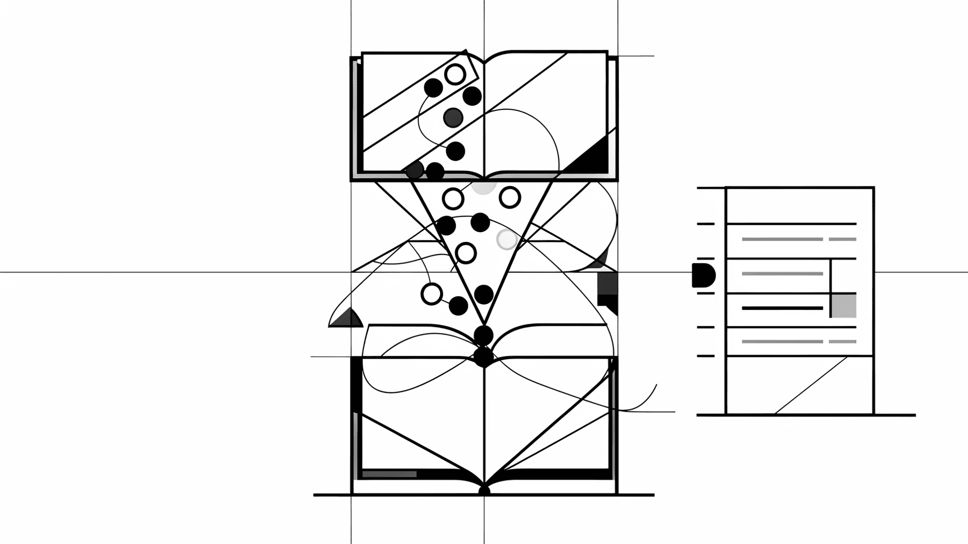 논문 번역에서 용어가 뒤죽박죽이라면: TranslateGemma + 마스터 용어 사전 — bauhaus 스타일 키 비주얼