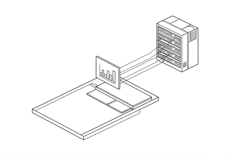 SwiftUI GPU 모니터 — isometric 스타일 키 비주얼