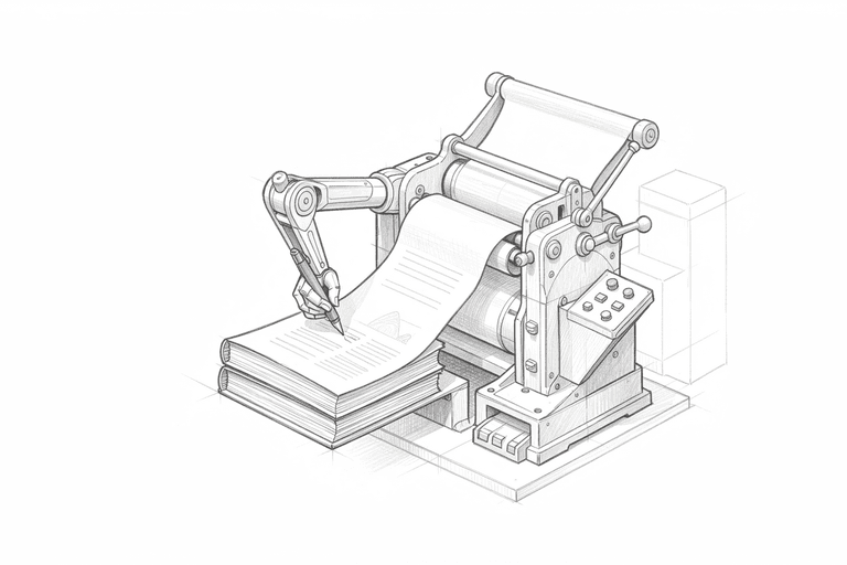 MCP로 AI 에이전트가 CMS를 직접 조작하게 만든 이야기 — pencil-sketch key visual