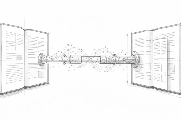 n8n PDF 번역 — pencil-sketch 스타일 키 비주얼