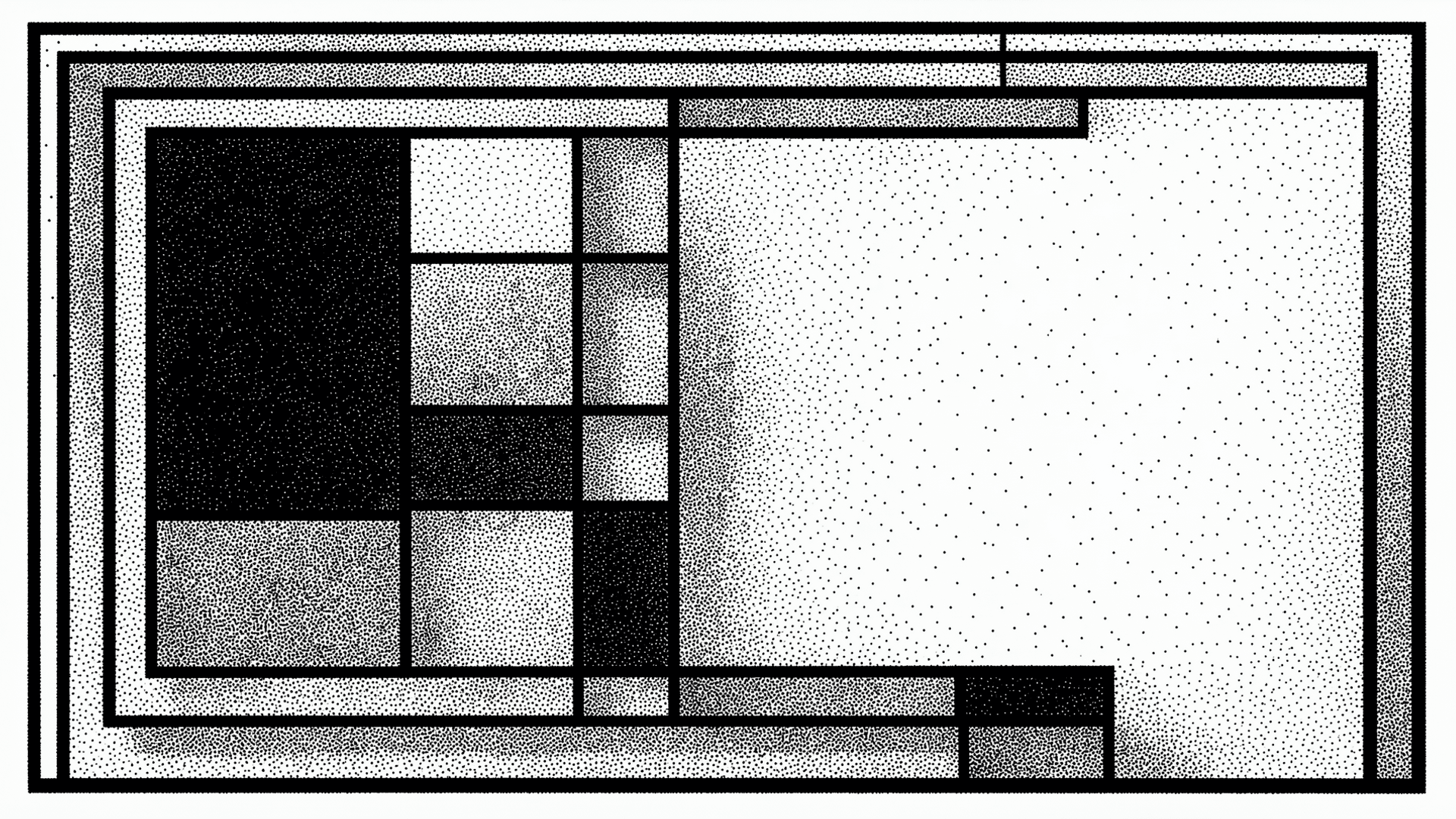 안티브루탈리즘 디자인 — 날카로운 기하학적 구성
