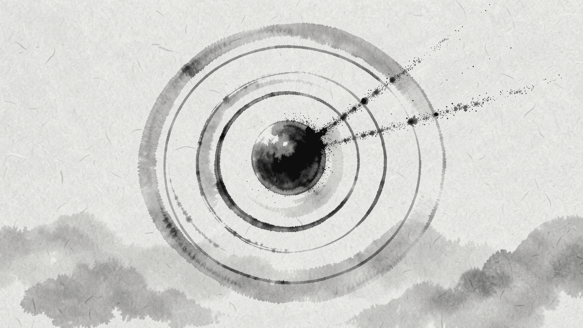 Post #62 Key Visual — sumi-e style