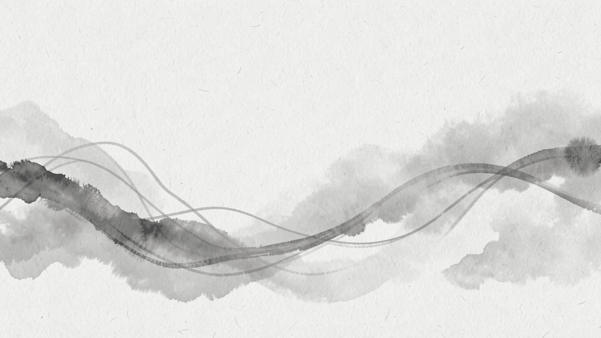 디자인 v2 미니멀 WaveformMist — sumi-e 키 비주얼