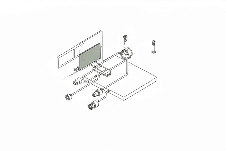 JupyterLab 터미널 GPU Worker — isometric 키 비주얼